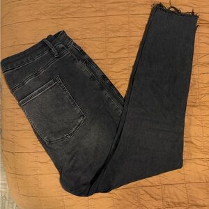 Good American Black Ankle Jeans